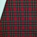 TELA DE VIYELA TARTAN CUADRO ROJO
