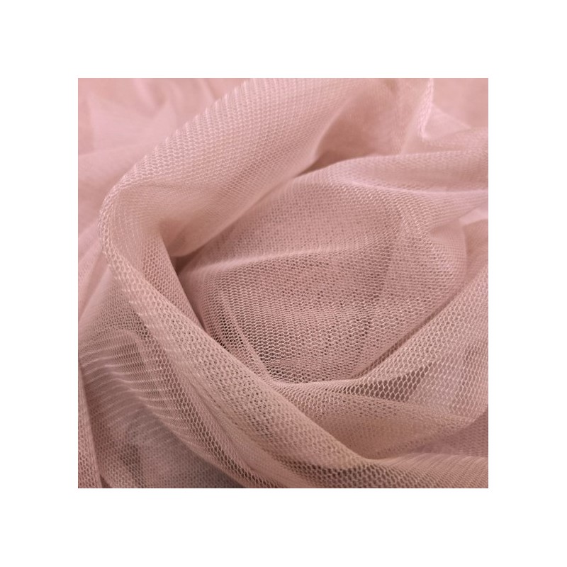 Tul Ilusión Rosa Nude - Tejidos Arabesco. Venta de telas y tejidos online.,  venta online de telas de tul rosa.