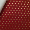 TELA NAVIDAD ESTAMPADO ESTRELLAS FONDO ROJO