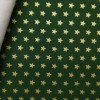 TELA NAVIDAD ESTAMPADO ESTRELLAS FONDO VERDE