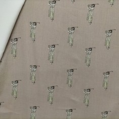 VIYELA ESTAMPADA MUÑECAS RETRO ROSA NUDE