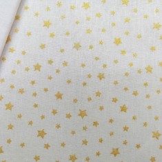 TELA ESTRELLAS DORADAS
