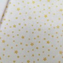 TELA ESTRELLAS DORADAS