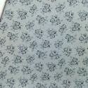TELA DE FRANELA CON FLORES EN AZUL PALIDO