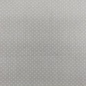 TELA DE ALGODÓN  GRIS TOPITO BLANCO