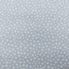 TELA DE ALGODÓN  GRIS, ESTRELLA BLANCA