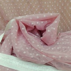 TELA DE TUL PLUMETI EN ROSA VIEJO