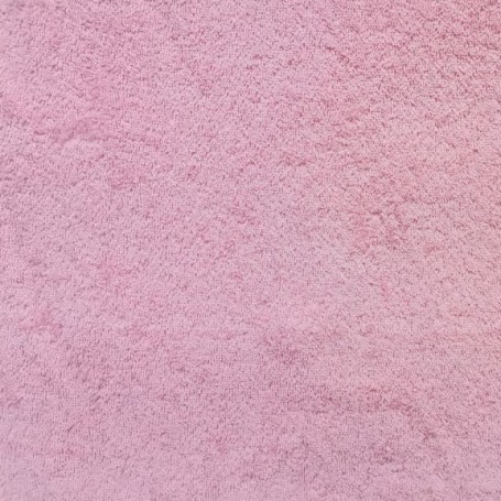 Tela de toalla en rosa