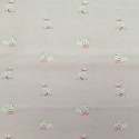 TELA DE ALGODON CON PATITOS Y CONEJOS, F. ROSA