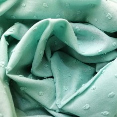 Tela de plumeti  verde agua