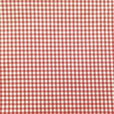 Cuadritos de vichy en rojo
