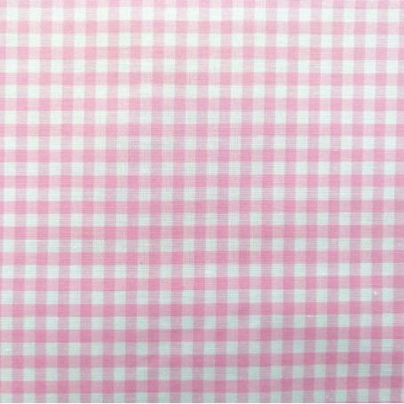 Cuadritos de vichy en rosa