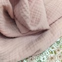 TELA DOBLE GASA MUSELINA ROSA NUDE