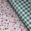 TELA ALGODON MINIFLORES  ROSA