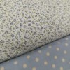 TELA VIYELA ESTAMPADA MINIFLORECITAS CELESTES