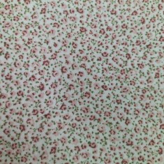 TELA VIYELA ESTAMPADA MINIFLORECITAS ROSA
