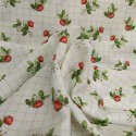 TELA ALGODON ESTAMPADO FRESAS