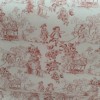 TELA VIYELA VIYELA TOILE DE JOUY EN ROJO INGLES