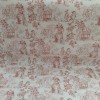 TELA VIYELA VIYELA TOILE DE JOUY EN ROJO INGLES